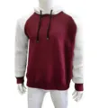 Men's colorblock hooded knit sweater, casual long sleeve pullover top for autumn winter. - M / As Shown