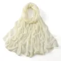 Écharpe longue hijab unie en viscose polyvalente mode femme élégant châle couvre-chef doux - 4#