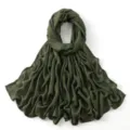 Effen kleur rayon lange sjaal, veelzijdige casual hijab en elegante omslagdoek. - 6#