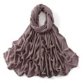 Effen kleur viscose lange sjaal zachte hijab sjaal voor dames dagelijks elegante stijl. - Code 30