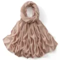 Effen viscose dames sjaal hijab mode zacht comfortabel lang stijlvol mooie omslagdoek - 36#