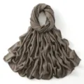 Effen kleur modal lange sjaal, veelzijdige dames hijab sjaal, zacht en comfortabel voor dagelijks. - Code 48