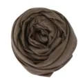 Women solid color mercerized cotton scarf breathable stretch hijab wrap scarf lightweight - Army Green