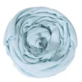 Light blue mercerized cotton women scarf breathable solid color hijab wrap style - Mint Green
