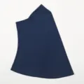 Solid color dark blue women hijab under scarf head cover detail view for daily wear. - 48*36 / Navy Blue