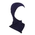 Femme Modal Sous-Hijab Une Piece Bleu Marine Couleur Solide Tissu Extensible Foulard - Bleu Marine