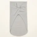 Solid color inner hijab cap detail, simple grey malay bonnet for women everyday wear. - Gray