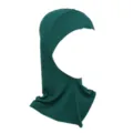 Bonnet hijab intérieur femme modal vert coiffe islamique extensible couvre-cou 1pc - Vert Foncé