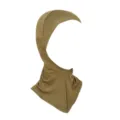 Khaki stretch modal hijab cap inner underscarf versatile one-piece neck cover for women - Army Green