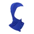 Royal blue modal hijab under scarf, stretch jersey inner cap with neck cover for women. - 13# Royal Blue