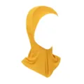 Women modal inner hijab cap solid yellow high elasticity comfortable casual headscarf - 28# Ginger Yellow