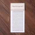 Acryl Strassstein Aufkleber Bogen für Kinder Basteln und Deko Artikel 100x210mm - Faux-Perlen-Dekoration / 2 Blätter / Silber
