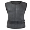 Camiseta de Tirantes de Malla Negra para Hombre Chaleco Casual Moda Verano Transpirable - S / Tops / Negro