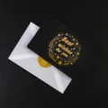 Ensemble carte de vœux et enveloppe dorée noire pour vœux d'anniversaire décoration de fête. - Carte de Vœux Bénédiction Prière Anneau d'Étoile