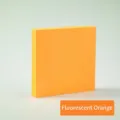 Blocco note adesive quadrate arancione fluorescente per ufficio e scuola - Arancione Neon