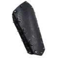 Brassard en cuir médiéval viking clouté protection bras chevalier cosplay noir - Boussole (Unique) / Noir