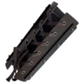 Medieval retro leather bracer with lace-up design and metal rivets for knight costume cosplay. - Dark Brown