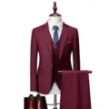 Andriko koustoumi bordeaux 3 temachia slim fit gamos epangelmatiko smoking sakaki omorfo. - Μέγεθος ΗΠΑ/ΕΕ M / Μπορντό