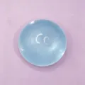 Hellblauer kugeliger Squishy Stressabbau Spielzeug mit durchscheinender Gelee-Optik - Maltose Ball / Blau