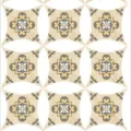 Vintage yellow mandala pattern self-adhesive tile stickers for floor and wall decoration - Gray Gold Marble Pattern (SK34002)