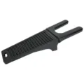 Togliistivali nero in plastica con design scanalato antiscivolo per rimuovere gli stivali facilmente. - Nero