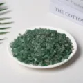 Natural green aventurine crystal crushed stones for aromatherapy or decor - Green Aventurine / 5-7mm (100g)