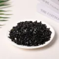 Natural black obsidian crushed crystal stones on a white plate for home decor aromatherapy - Obsidian / 5-7mm (100g)