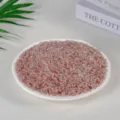 Natural rose quartz crystal crushed stones for home decoration and aromatherapy use - Strawberry Quartz / 3-5mm (100g) / Pink