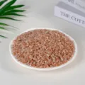 Small natural peach rose quartz crystal gravel stones for aromatherapy and DIY - Sunstone / 3-5mm (100g)