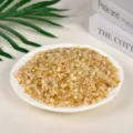 Natural yellow citrine crystal crushed stones for aromatherapy and home decor - Brazilian Citrine / 5-7mm (100g)