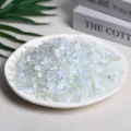 Natural milky white crystal chips for aromatherapy home decor and jewelry making - Opal / 7-9mm (100g)