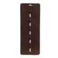 Detaillierte Ansicht des Wandbehang-Brillenorganizers aus Leder, Mehrfach-Brillenhalter - Dunkelbraun