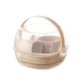 Tragbares Klares Kunststoff Geschirr Set Picknick Camping Aufbewahrungsbox Beige Neu - 36-teiliges Set / Khaki