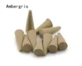 Ambergris incense cones, conical aroma for home, indoor odor removal and refreshing scent. - Ambergris Scent