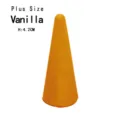 Natural vanilla cone incense for home fragrance, zen aromatherapy and odor removal, size 4.2cm - Plus* Large Vanilla