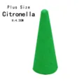 Citronella green cone incense for home aromatherapy and air freshening, 4.2cm compact size. - Plus* Large Citronella