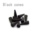 Black incense cones for aromatherapy, natural conical incense for home fragrance and meditation. - Black Wealth Incense