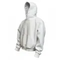 Sweat à capuche ample et décontracté gris uni pour homme, haut streetwear stylé. - M / Hauts / Gris Argent