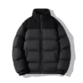 Doudoune matelassée d'hiver pour homme en velours côtelé, chaude, épaisse et coupe-vent. - S / Hauts / Noir
