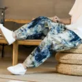Men's Chinese style cotton linen casual harem pants summer breathable cropped trousers - M / White
