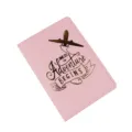 Rosa PU Leder Reisepass Hülle Etui Kartenhalter Reise Zubehör für Dokumente im Set - Rosa