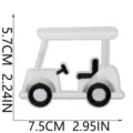 Écusson brodé chariot de golf thermocollant DIY vêtement veste sac à dos appliqué - Écusson Brodé de Voiture de Golf (C34GEF-1-05) / Pièce Unique (7.5x5.7cm)