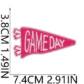 Game day embroidered fabric patch decorative badge for clothing jeans backpack diy crafts - X27SD-088-19