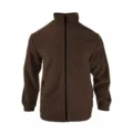 Chaqueta Forro Polar Hombre Marrón Oscuro Con Cremallera Cuello Alto Otoño Invierno - S / Marrón Oscuro