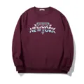 Men's Plus Size Autumn Sweatshirt Casual Crewneck Pullover with Letter Print Fashion Apparel - 3XL / Tops / Burgundy