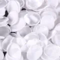 Premium bulk artificial white rose petals for wedding venue and Valentine decor - 300 Pcs / White
