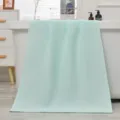Drap de bain en coton gaufré vert clair, serviette douce absorbante séchage rapide. - 140x70cm / Vert Armoise