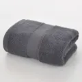 Morbido Asciugamano da Viso Grigio in Puro Cotone Unito per Bagno Quotidiano Domestico 1 Pz - Grigio Elegante