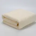 Pure cotton bath towel with wave pattern, soft and absorbent daily essential for home. - Off White