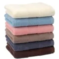 Soft pure cotton towel stack in multi vibrant colors for daily home bathroom use absorbent - Multicolor